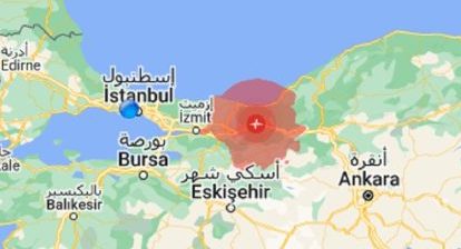 زلزال بقوة 6.1 ريختر يضرب إسطنبول وانقرة ومدن أخرى في تركيا