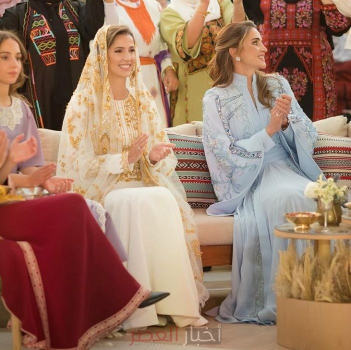 المصمم سعيد قبيسي يكشف قصة فستان الملكة رانيا الذي استغرق 4 أشهر لتجهيزه لحفل حناء الأميرة رجوة